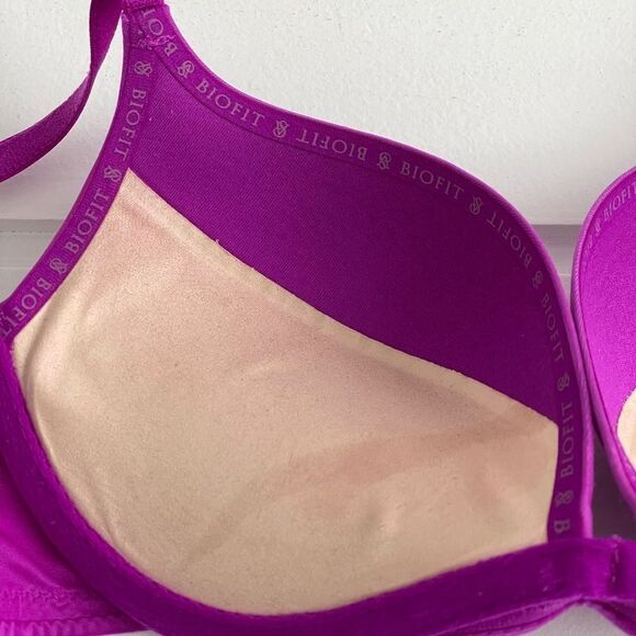 Victoria's Secret Women's Jeweled BIOFIT Push Up Bra Purple Size 32B - Picture 11 of 11